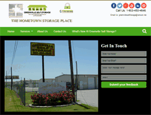 Tablet Screenshot of greenvilleselfstorageunits.com